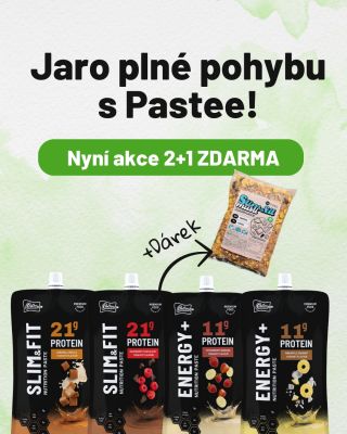 Jaro je tady – a s ním ideální čas rozhýbat tělo! 🚴‍♂️🏃‍♀️ A protože v Pastee víme, že každý pořádný výkon potřebuje...